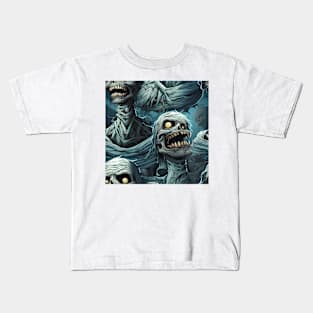 Halloween Monsters 18 - Ghouls Kids T-Shirt